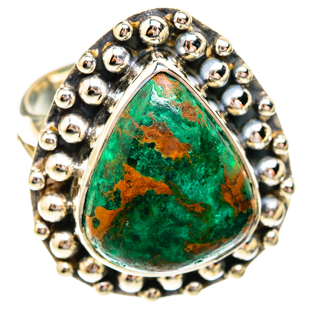 Chrysocolla Rings handcrafted by Ana Silver Co - RING119249 - Photo 2