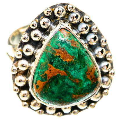 Chrysocolla Rings handcrafted by Ana Silver Co - RING119249 - Photo 2