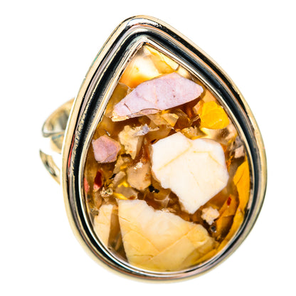 Brecciated Mookaite Rings handcrafted by Ana Silver Co - RING119252 - Photo 2