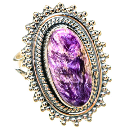 Charoite Rings handcrafted by Ana Silver Co - RING119256 - Photo 2