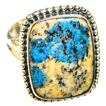 K2 Blue Azurite Rings handcrafted by Ana Silver Co - RING119270 - Photo 2
