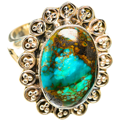 Turquoise Rings handcrafted by Ana Silver Co - RING119272 - Photo 2