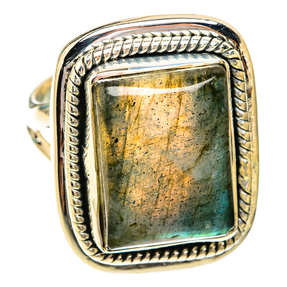 Labradorite Rings handcrafted by Ana Silver Co - RING119276 - Photo 2