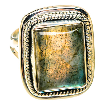 Labradorite Rings handcrafted by Ana Silver Co - RING119276 - Photo 2