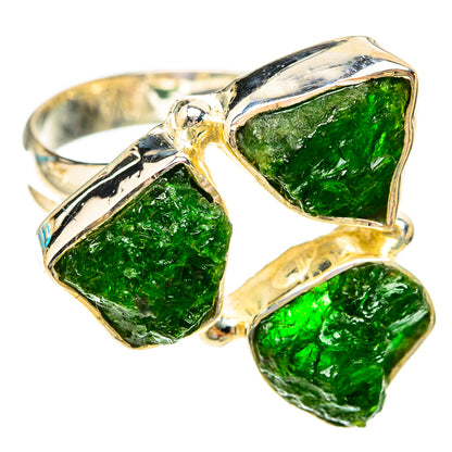 Chrome Diopside Rings handcrafted by Ana Silver Co - RING119278 - Photo 2