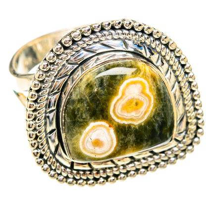 Ocean Jasper Rings handcrafted by Ana Silver Co - RING119301 - Photo 2