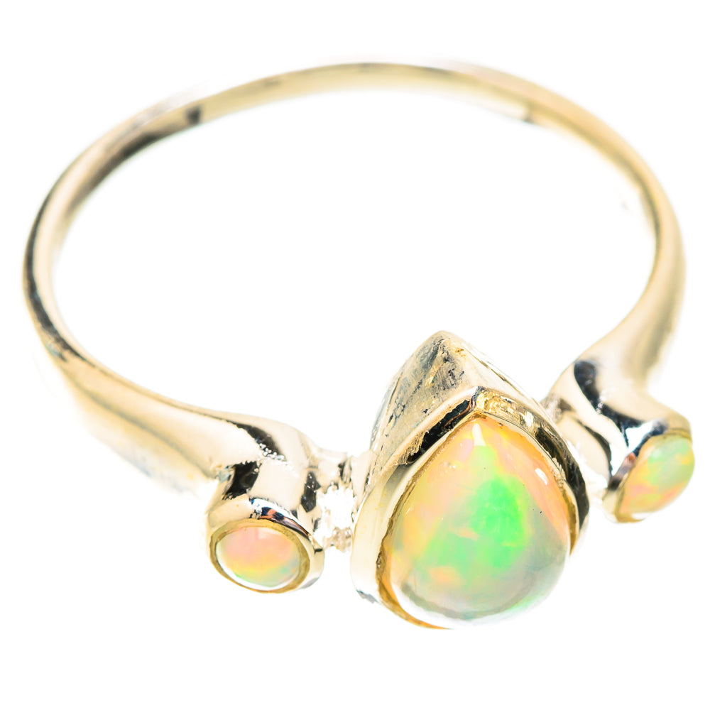 Ethiopian Opal Rings handcrafted by Ana Silver Co - RING119317 - Photo 2