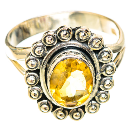Citrine Rings handcrafted by Ana Silver Co - RING119330 - Photo 2