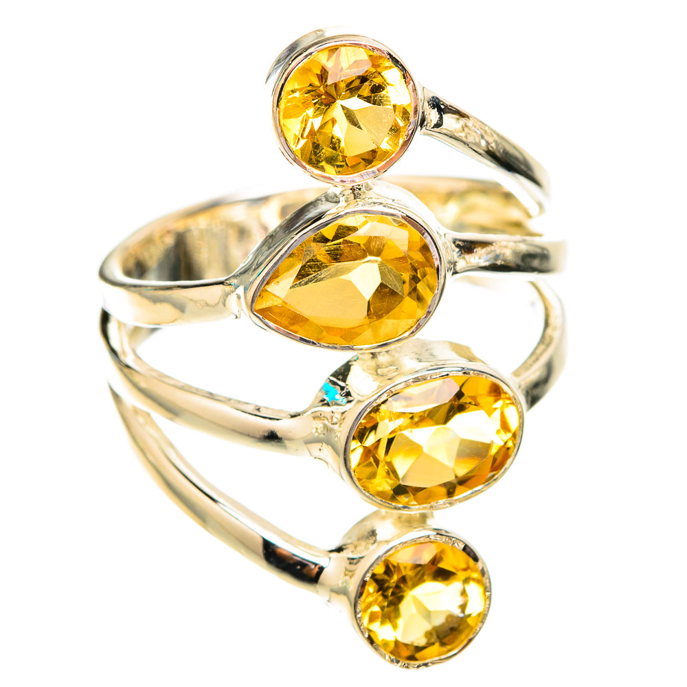 Citrine Rings handcrafted by Ana Silver Co - RING119331 - Photo 2