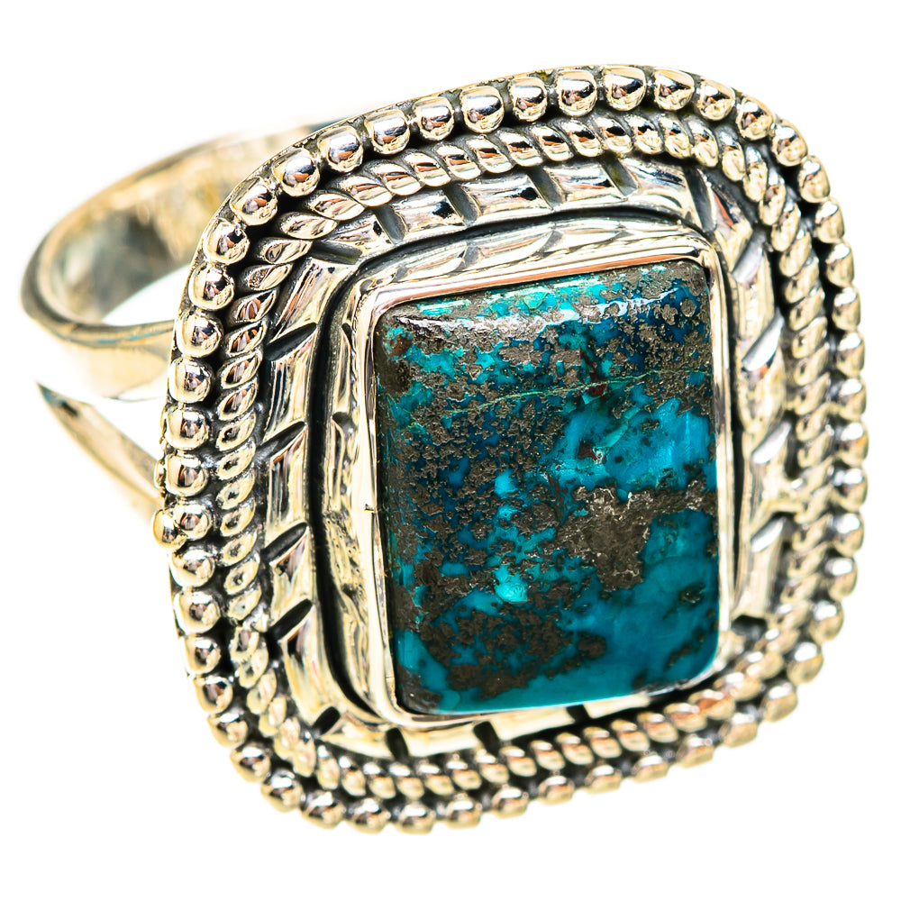 Shattuckite Rings handcrafted by Ana Silver Co - RING119348 - Photo 2