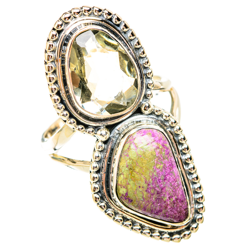 Stichtite, Green Amethyst Rings handcrafted by Ana Silver Co - RING119375 - Photo 2