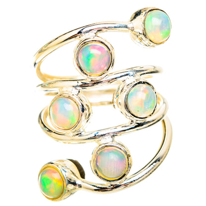 Ethiopian Opal Rings handcrafted by Ana Silver Co - RING119380 - Photo 2