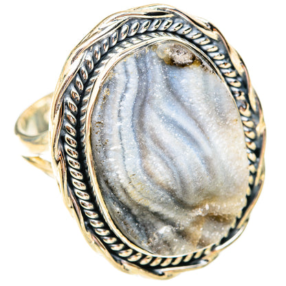 Desert Druzy Rings handcrafted by Ana Silver Co - RING119382 - Photo 2