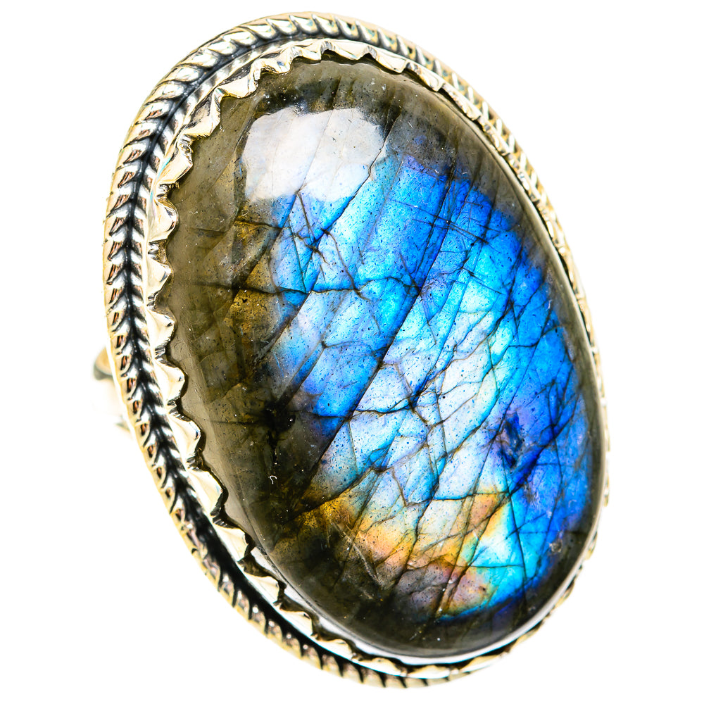 Labradorite Rings handcrafted by Ana Silver Co - RING119384 - Photo 2