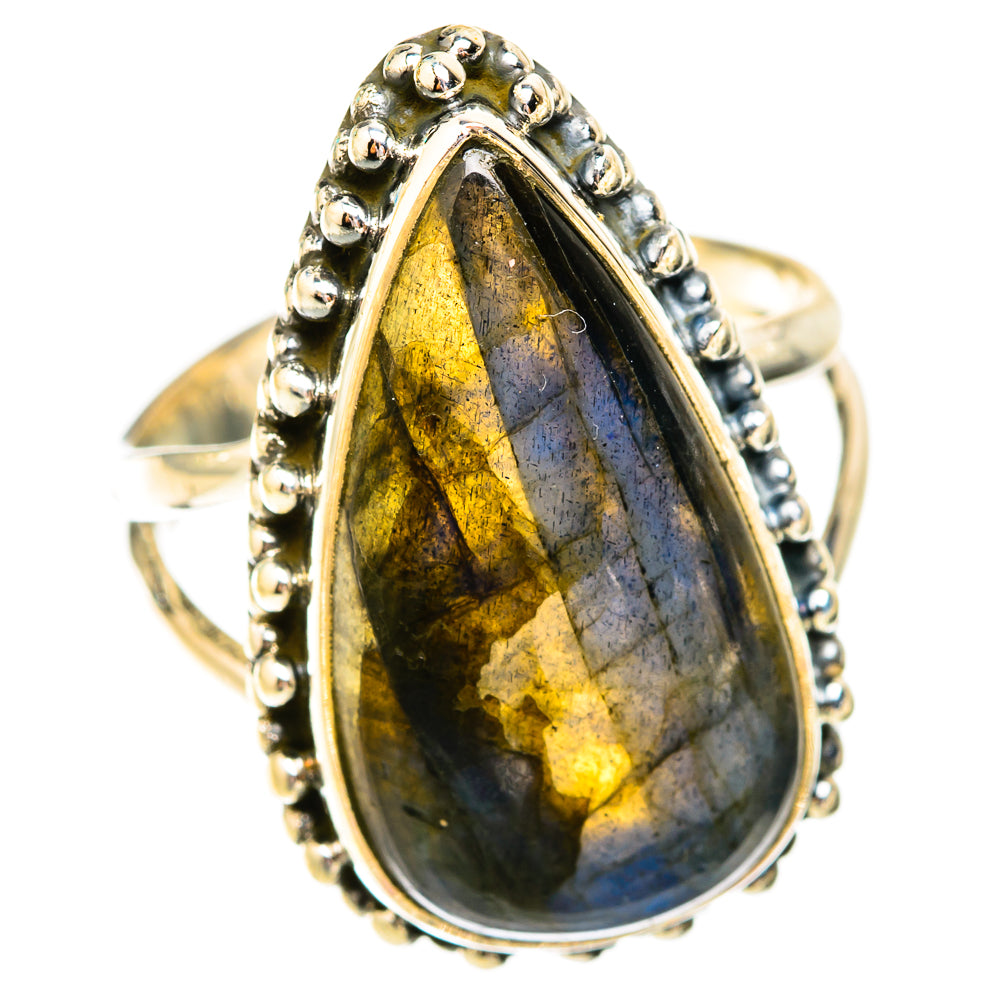 Labradorite Rings handcrafted by Ana Silver Co - RING119387 - Photo 2