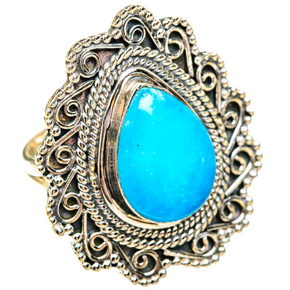 Smithsonite Rings handcrafted by Ana Silver Co - RING119390 - Photo 2