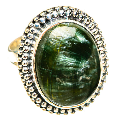 Seraphinite Rings handcrafted by Ana Silver Co - RING119401 - Photo 2