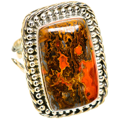 Moroccan Agate Rings handcrafted by Ana Silver Co - RING119407 - Photo 2