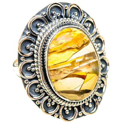 Brecciated Mookaite Rings handcrafted by Ana Silver Co - RING119411 - Photo 2