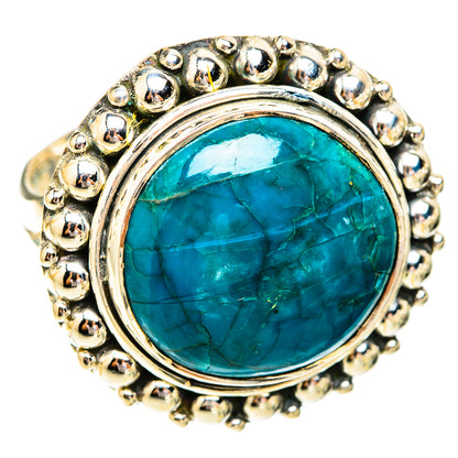 Chrysocolla Rings handcrafted by Ana Silver Co - RING119432 - Photo 2