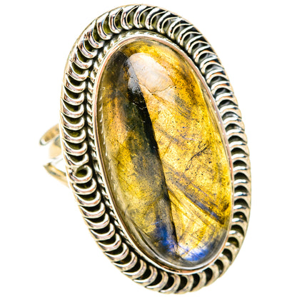 Labradorite Rings handcrafted by Ana Silver Co - RING119435 - Photo 2