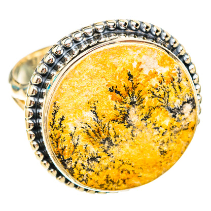 Germany Psilomelane Dendrite Rings handcrafted by Ana Silver Co - RING119447 - Photo 2