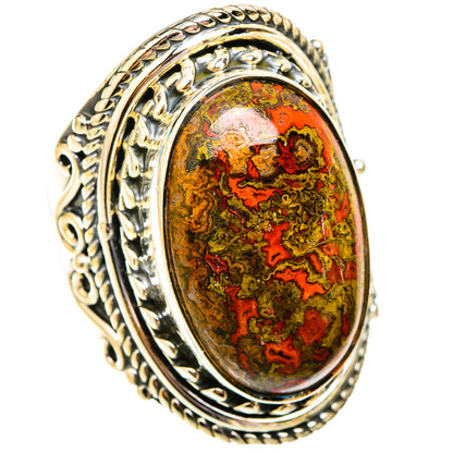 Moroccan Agate Rings handcrafted by Ana Silver Co - RING119448 - Photo 2