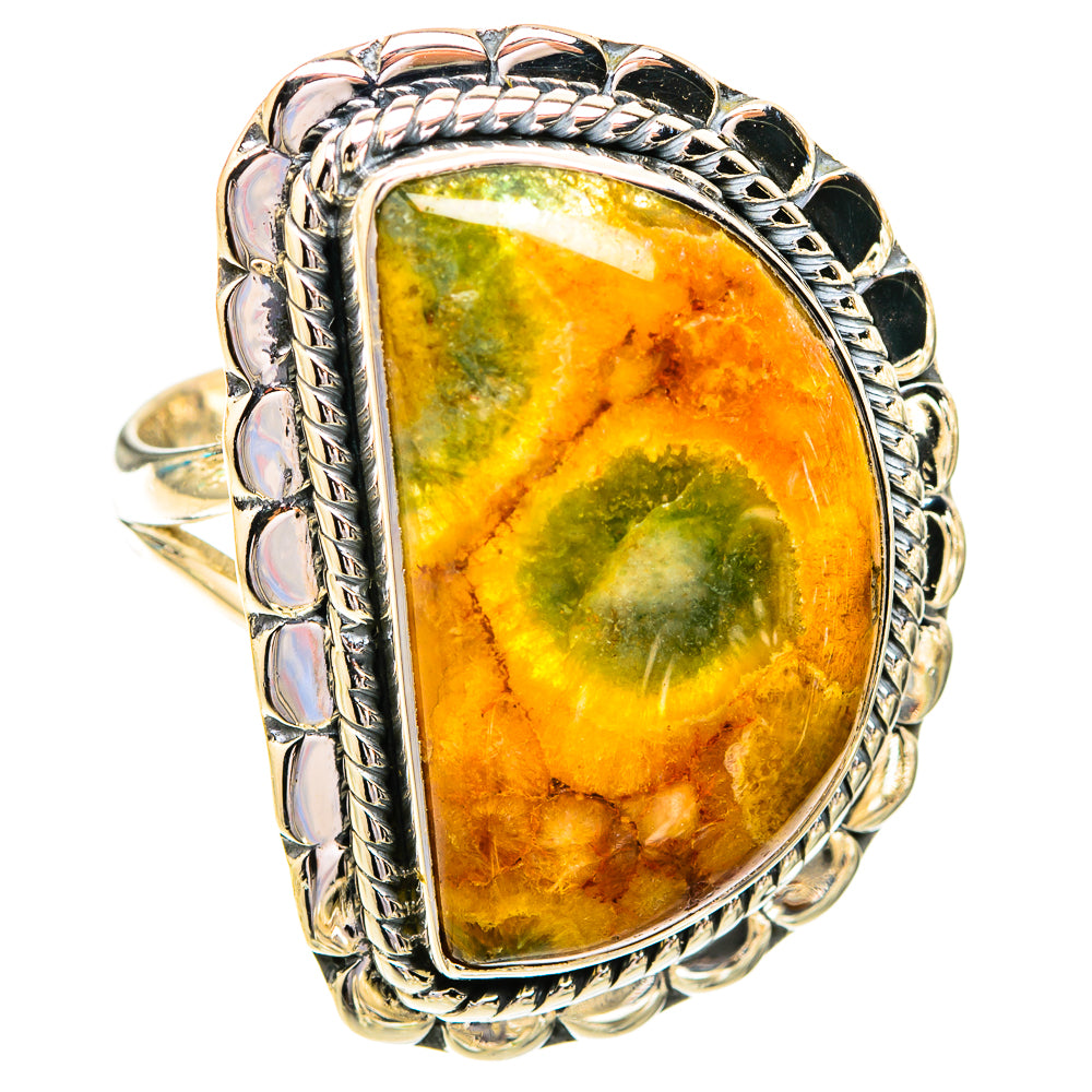 Ocean Jasper Rings handcrafted by Ana Silver Co - RING119449 - Photo 2