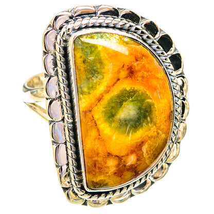 Ocean Jasper Rings handcrafted by Ana Silver Co - RING119449 - Photo 2