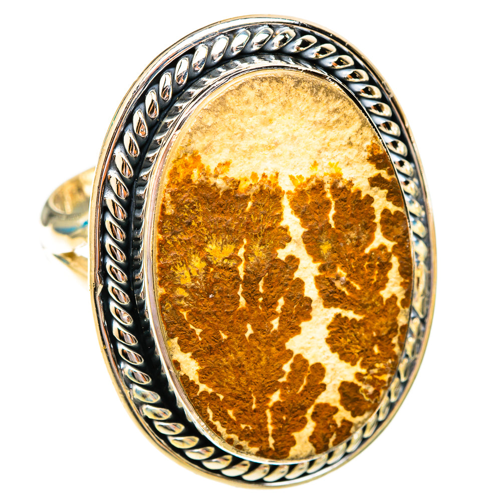 Germany Psilomelane Dendrite Rings handcrafted by Ana Silver Co - RING119481 - Photo 2
