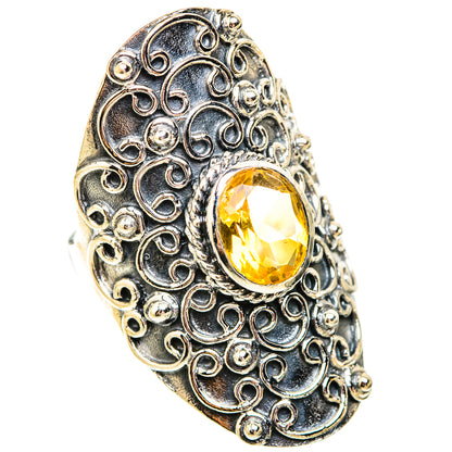 Citrine Rings handcrafted by Ana Silver Co - RING119486 - Photo 2