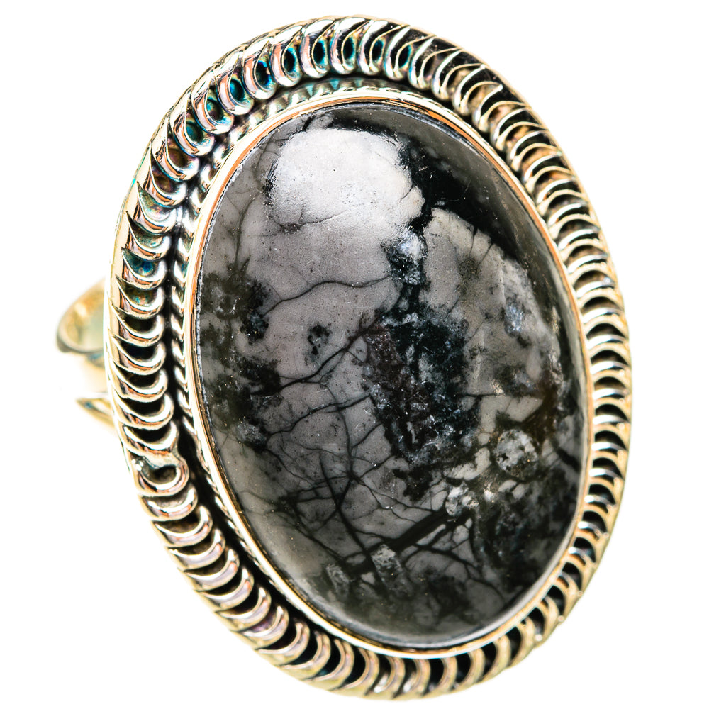 Pinolith Jasper Rings handcrafted by Ana Silver Co - RING119495 - Photo 2