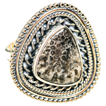 Stingray Coral Rings handcrafted by Ana Silver Co - RING119496 - Photo 2