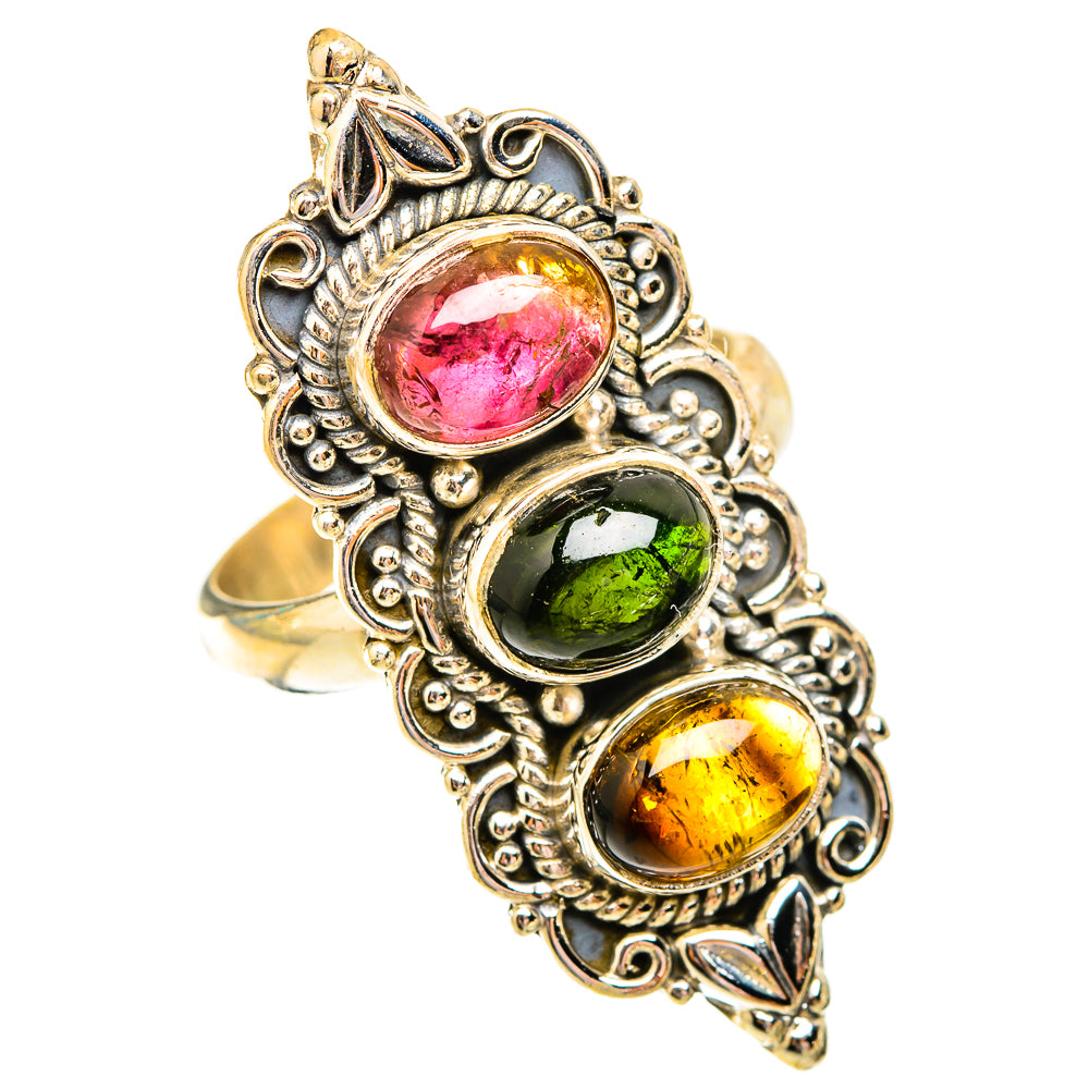Tourmaline Rings handcrafted by Ana Silver Co - RING119504 - Photo 2
