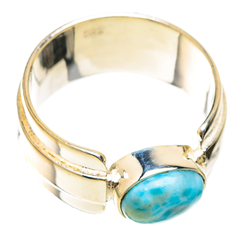 Larimar Rings handcrafted by Ana Silver Co - RING119515 - Photo 2