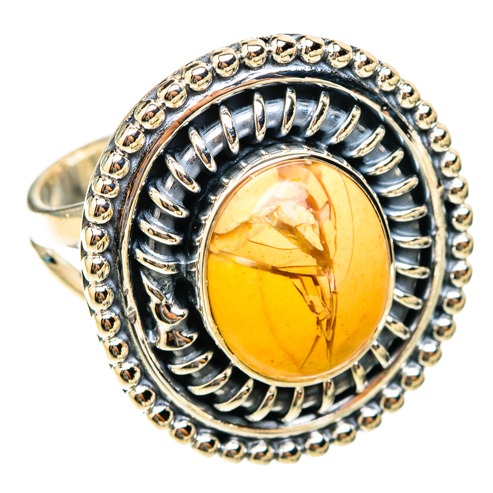 Brecciated Mookaite Rings handcrafted by Ana Silver Co - RING119523 - Photo 2
