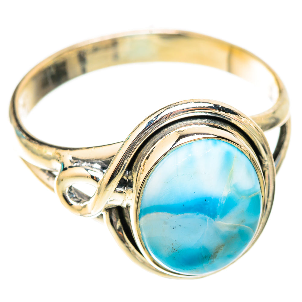 Larimar Rings handcrafted by Ana Silver Co - RING119541 - Photo 2