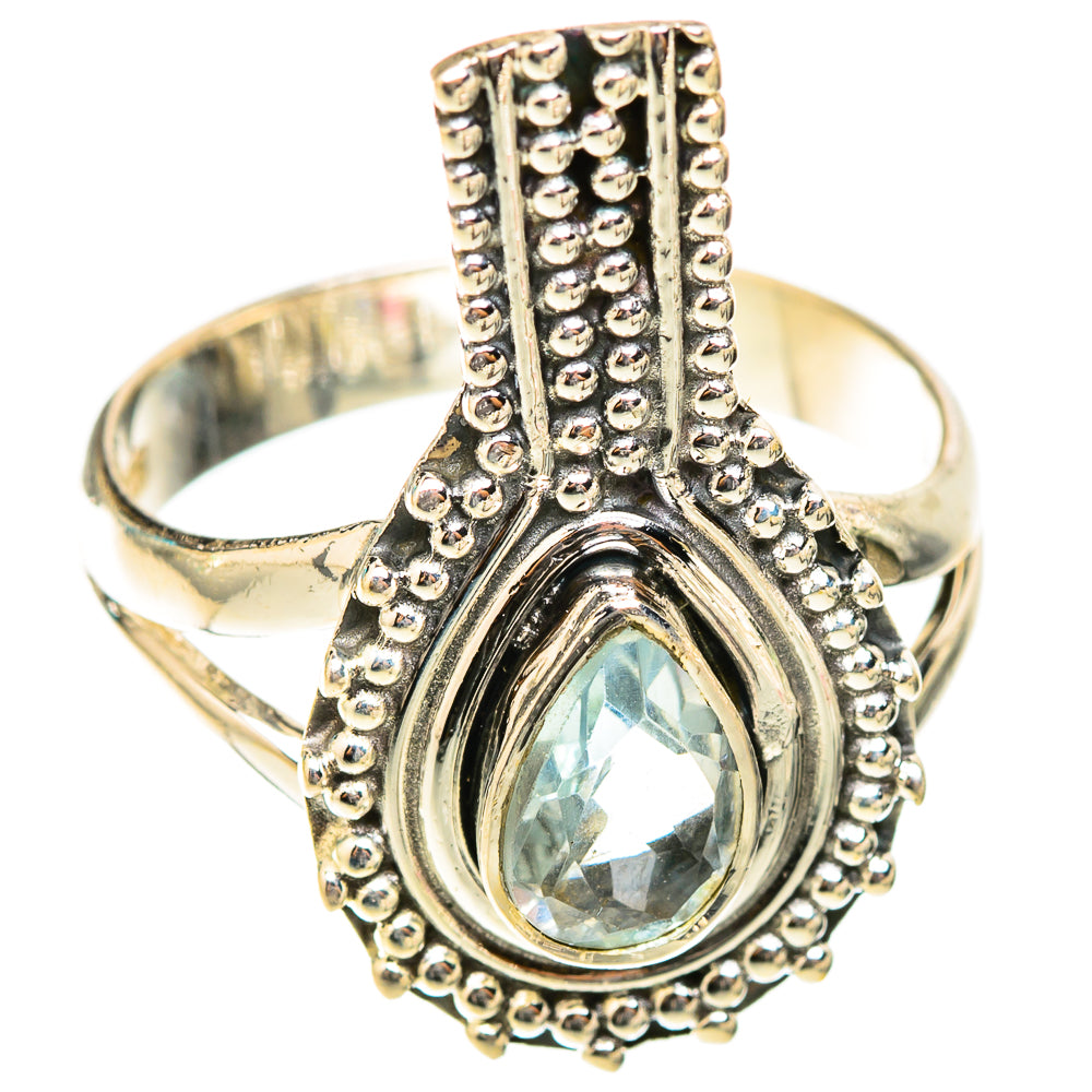 Blue Topaz Rings handcrafted by Ana Silver Co - RING119543 - Photo 2