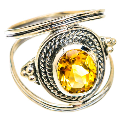 Citrine Rings handcrafted by Ana Silver Co - RING119553 - Photo 2