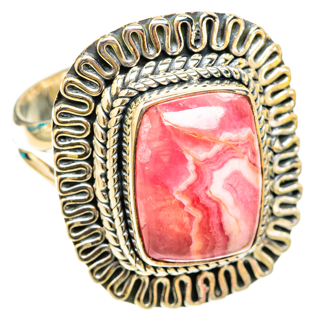 Rhodochrosite Rings handcrafted by Ana Silver Co - RING119555 - Photo 2