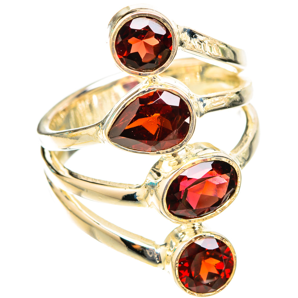 Garnet Rings handcrafted by Ana Silver Co - RING119556 - Photo 2
