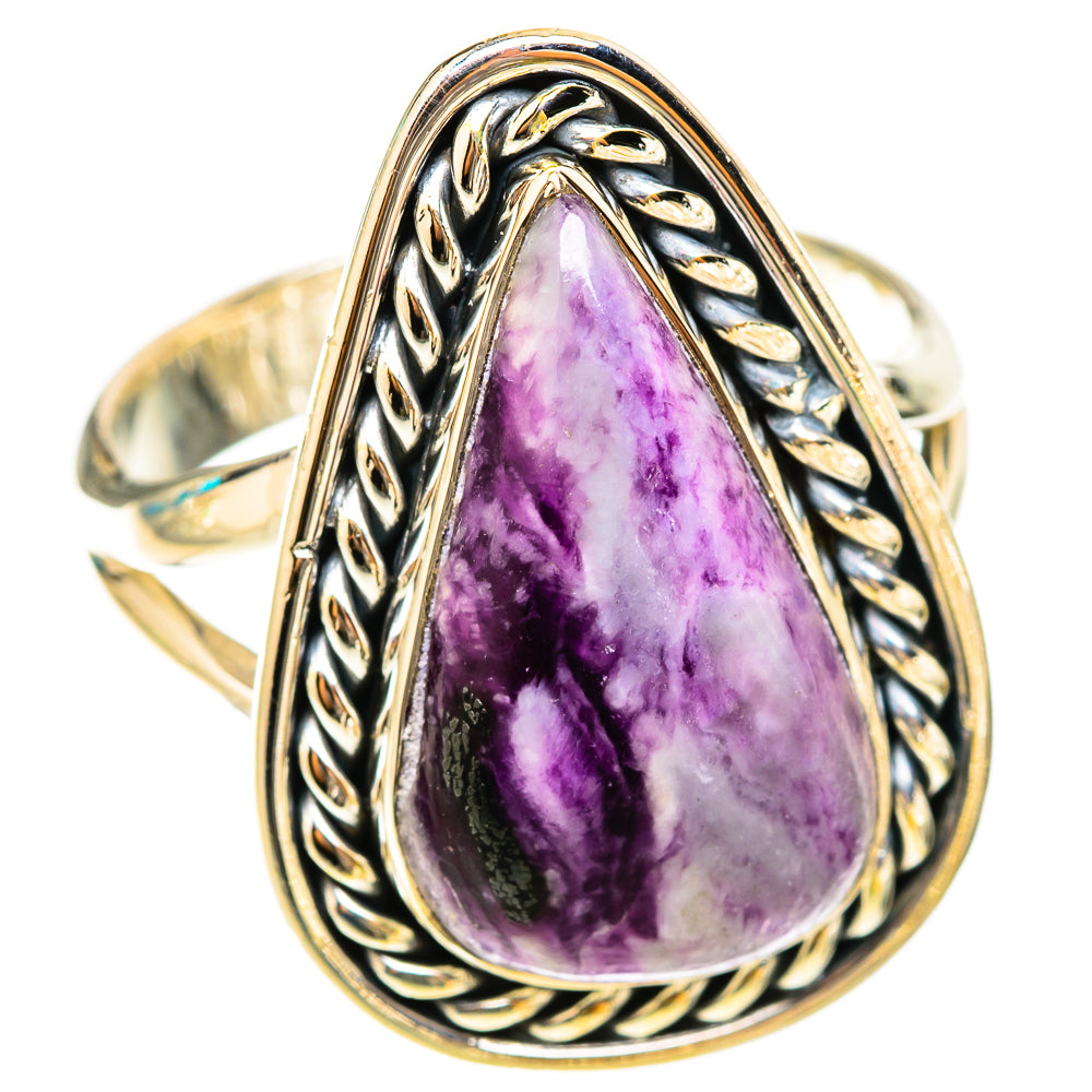 Charoite Rings handcrafted by Ana Silver Co - RING119557 - Photo 2