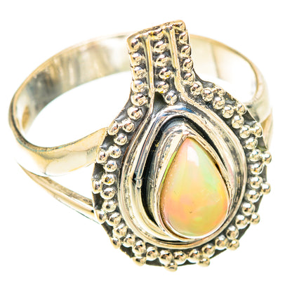 Ethiopian Opal Rings handcrafted by Ana Silver Co - RING119563 - Photo 2