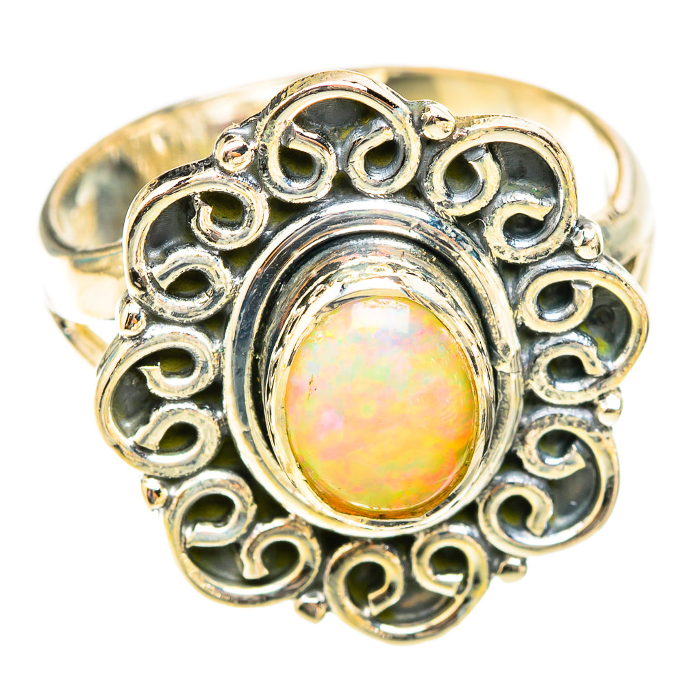Ethiopian Opal Rings handcrafted by Ana Silver Co - RING119564 - Photo 2