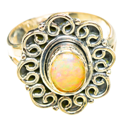 Ethiopian Opal Rings handcrafted by Ana Silver Co - RING119564 - Photo 2