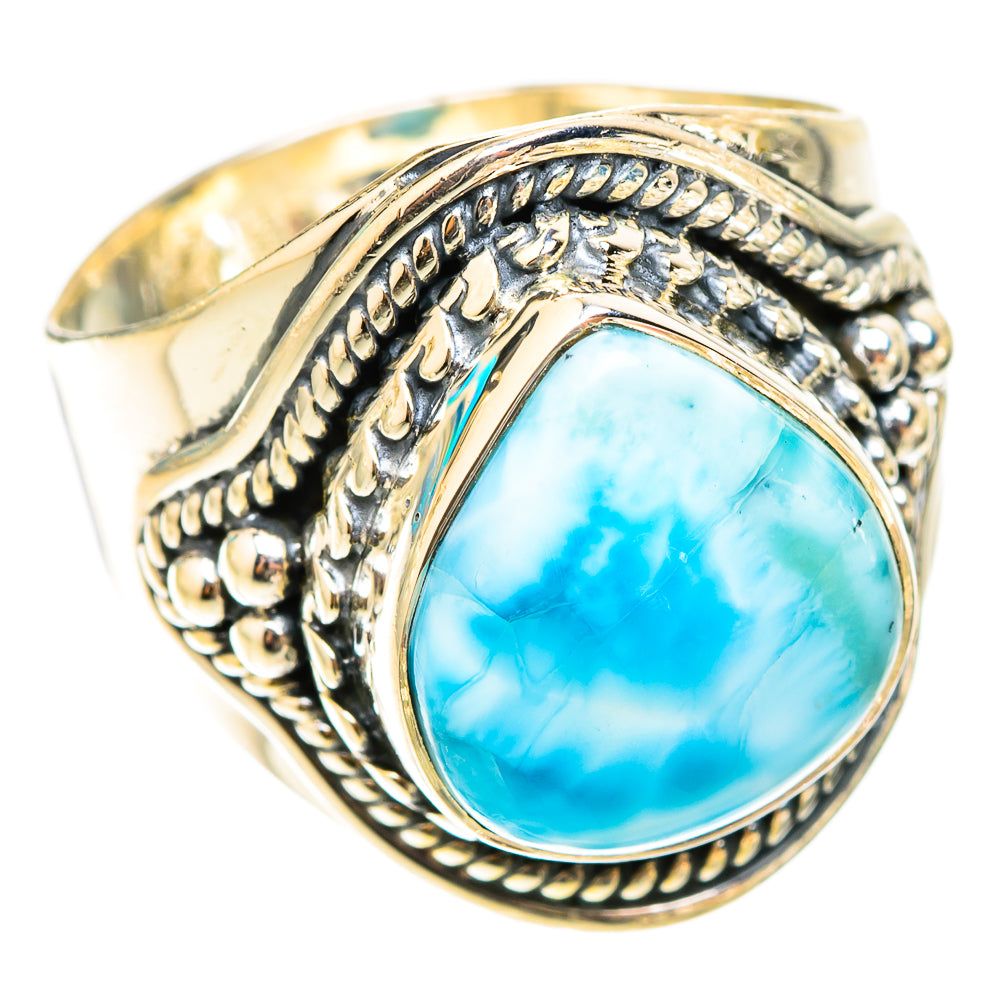 Larimar Rings handcrafted by Ana Silver Co - RING119569 - Photo 2