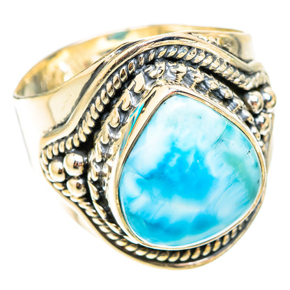 Larimar Rings handcrafted by Ana Silver Co - RING119569 - Photo 2