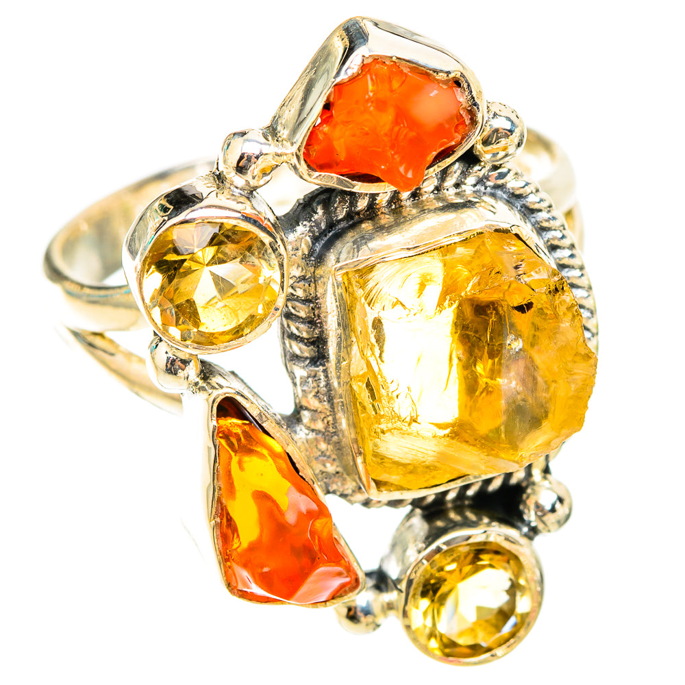 Citrine Rings handcrafted by Ana Silver Co - RING119579 - Photo 2