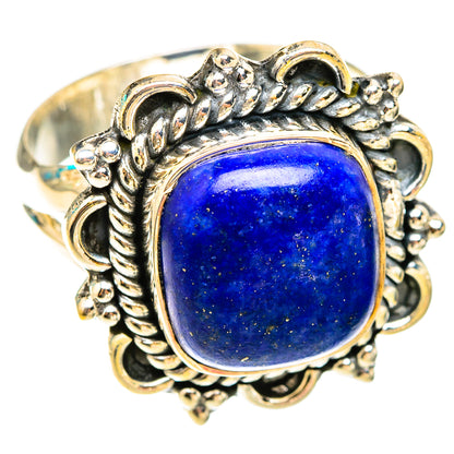Lapis Lazuli Rings handcrafted by Ana Silver Co - RING119591 - Photo 2