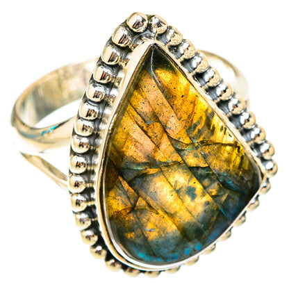 Labradorite Rings handcrafted by Ana Silver Co - RING119594 - Photo 2